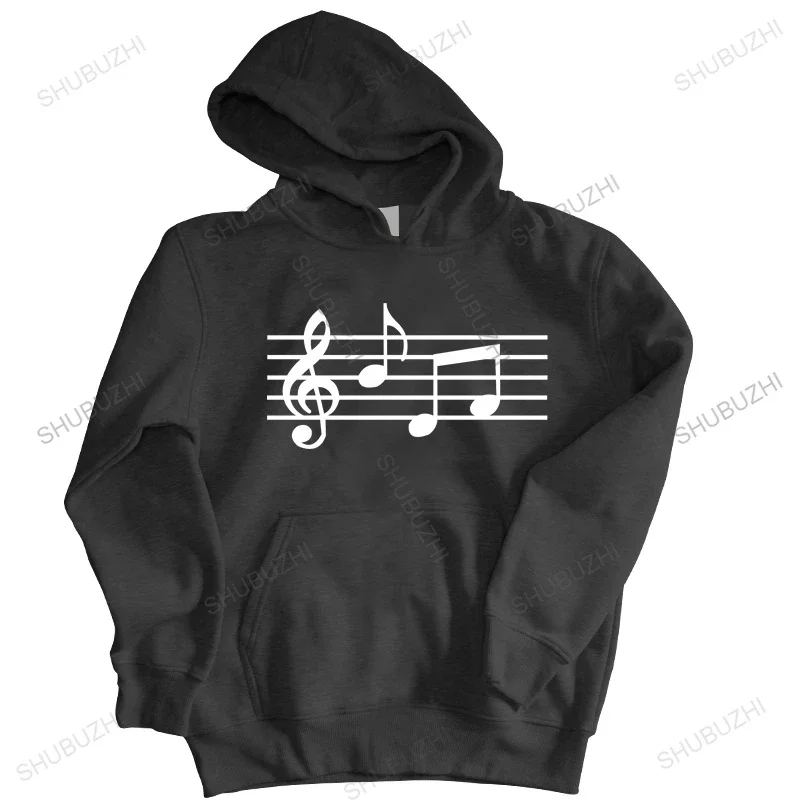 Men streetwear hoodie hooded MUSIC NOTES rock jazz guitar christmas birthday present new arrived coat men brand hoodie