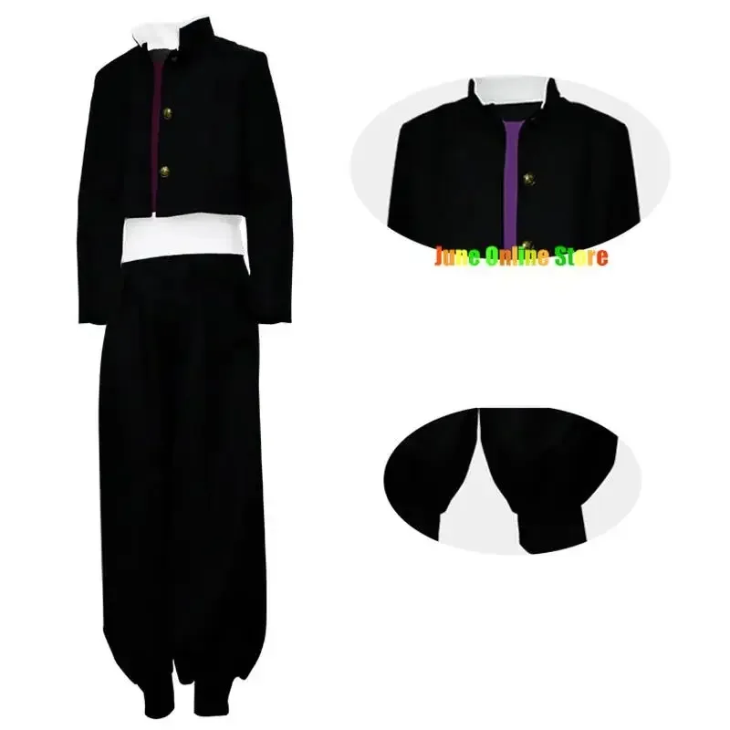 Anime Jujutsu Kaisen Aoi Todo Costume Cosplay Parrucca Giacca da uomo Cappotto Camicia Pantaloni Uniformi Abito Abiti da festa di carnevale di Halloween