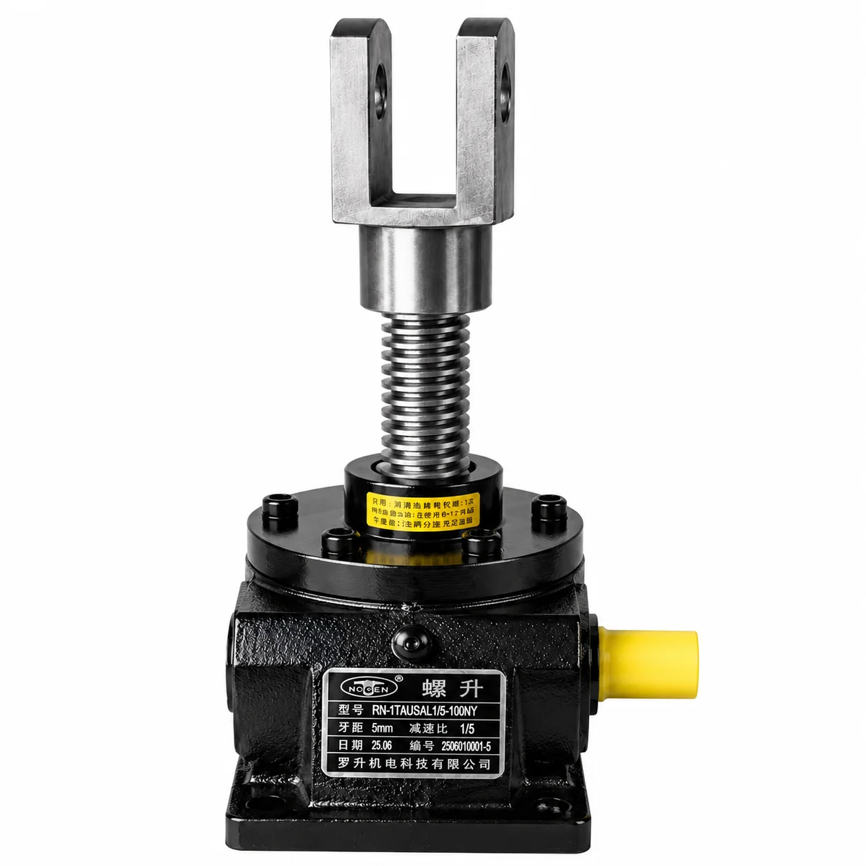 Anti-rotation Handwheel Car Lifting 200mm 100KG 1800RPM 1/6 ACME Screw Jack