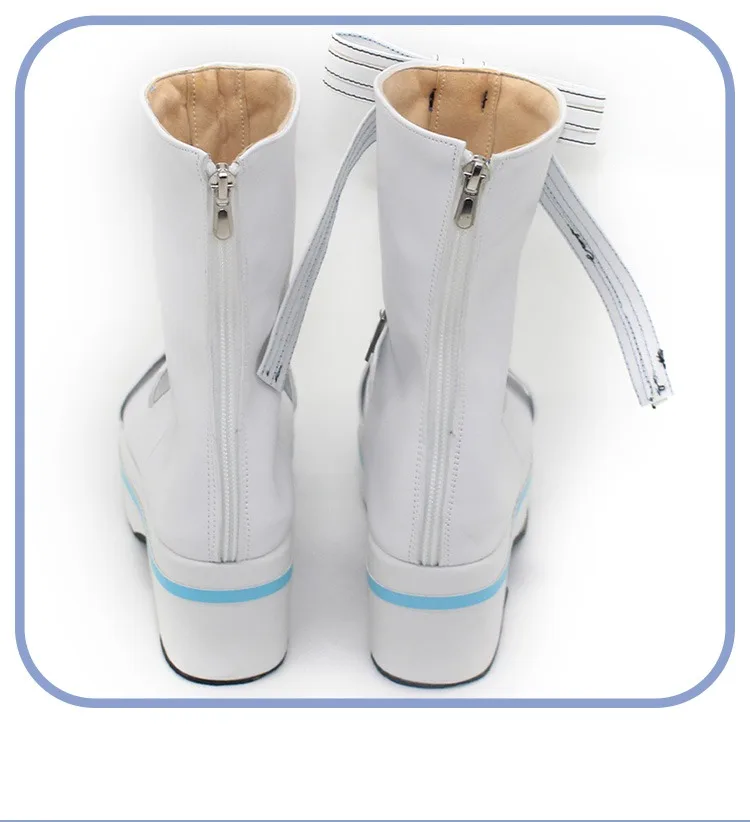 Abyssgard Fuwawa تأثيري أحذية Vtuber تأثيري الدعائم أنيمي اكسسوارات بولي أحذية أحذية من الجلد هالوين كرنفال مخصص #6