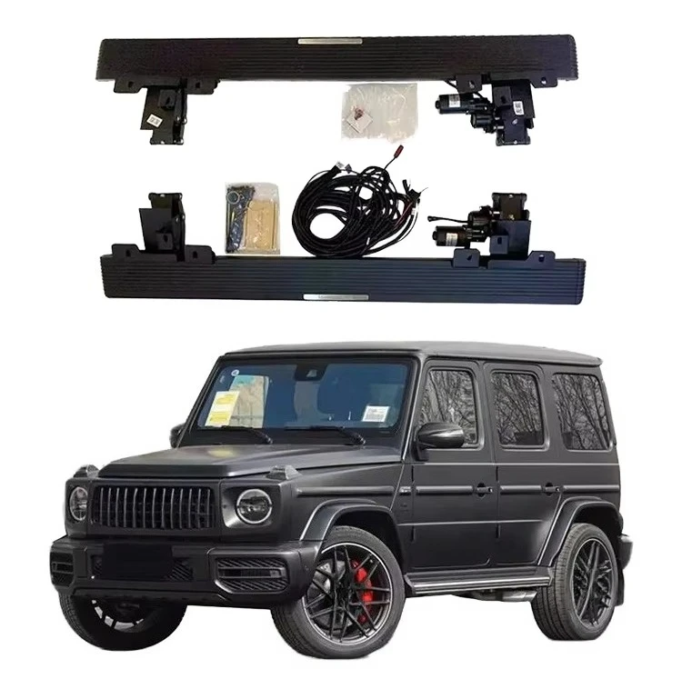 High Quality Aluminum Electric Pedal Light Emitting Diode Auto-Scaling Side Pedal Vitor GLC GLE Model