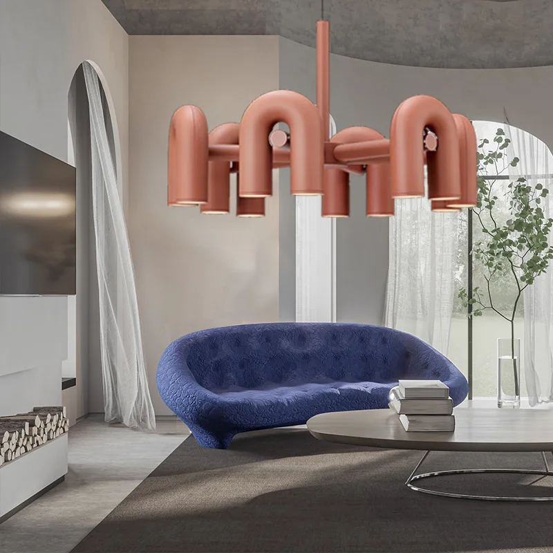 

Nordic Personalized U-Shaped Pendant Lamp Modern Creative Indoor pendant Light Restaurant Bar Home Decoration LED ceiling light