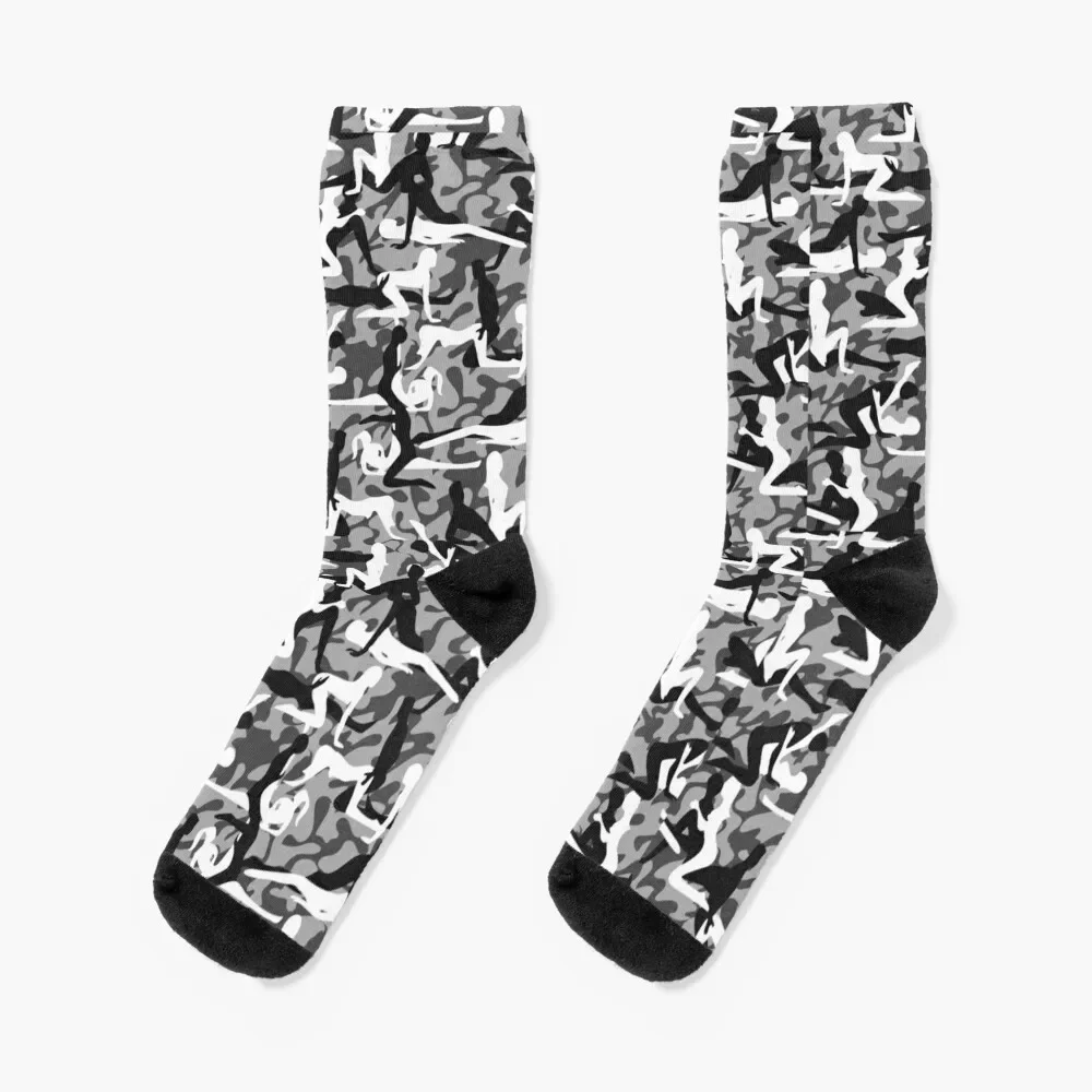 

Camouflage Kamasutra Socks japanese fashion colored Women's Socks Men's