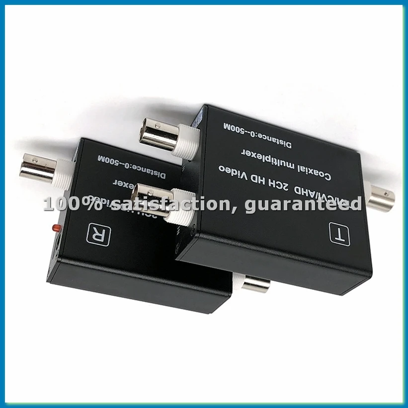 

Мультиплексор видео AHD TVI CVI для камер видеонаблюдения, 2-канальный коаксиальный видеоконвертер для HDCVI 1080P-ABFB