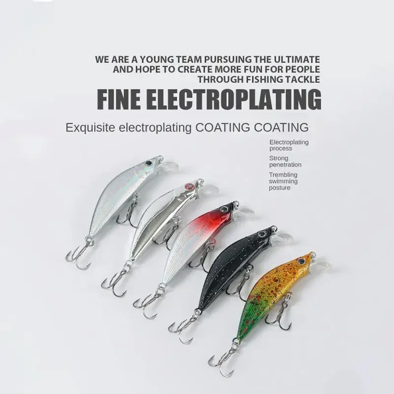 5.5 سنتيمتر 5.5 جرام العائمة قلم رصاص الصيد إغراء أعلى المياه الكلاب السحر الصلب الطعوم المتذبذب الاصطناعي الطعم الثابت صيد السمك