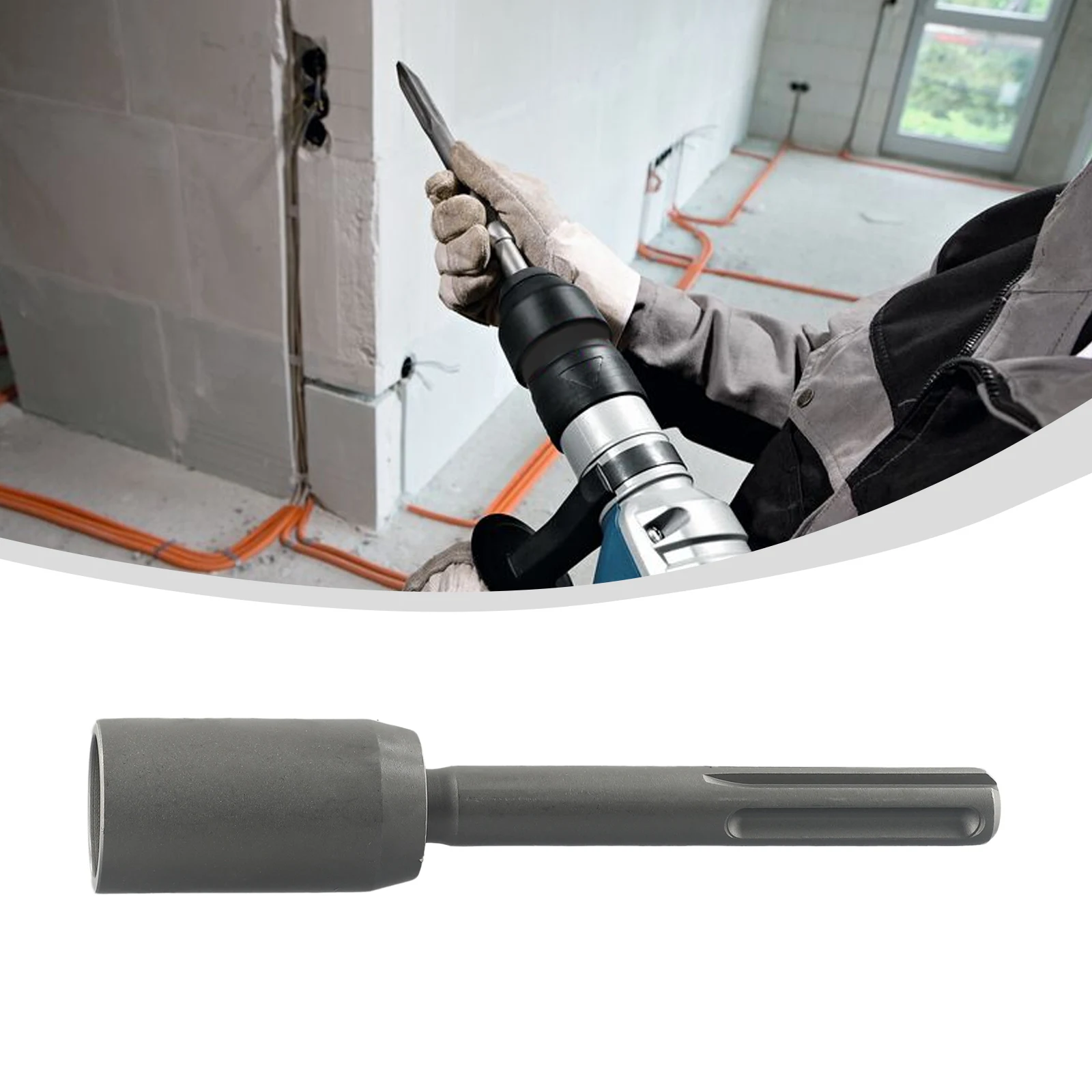 High Quality Brand New Ground Rod Driver Piling Home Silver Hammers 1pcs 30/45/50/60mm Alloy Steel Replacement