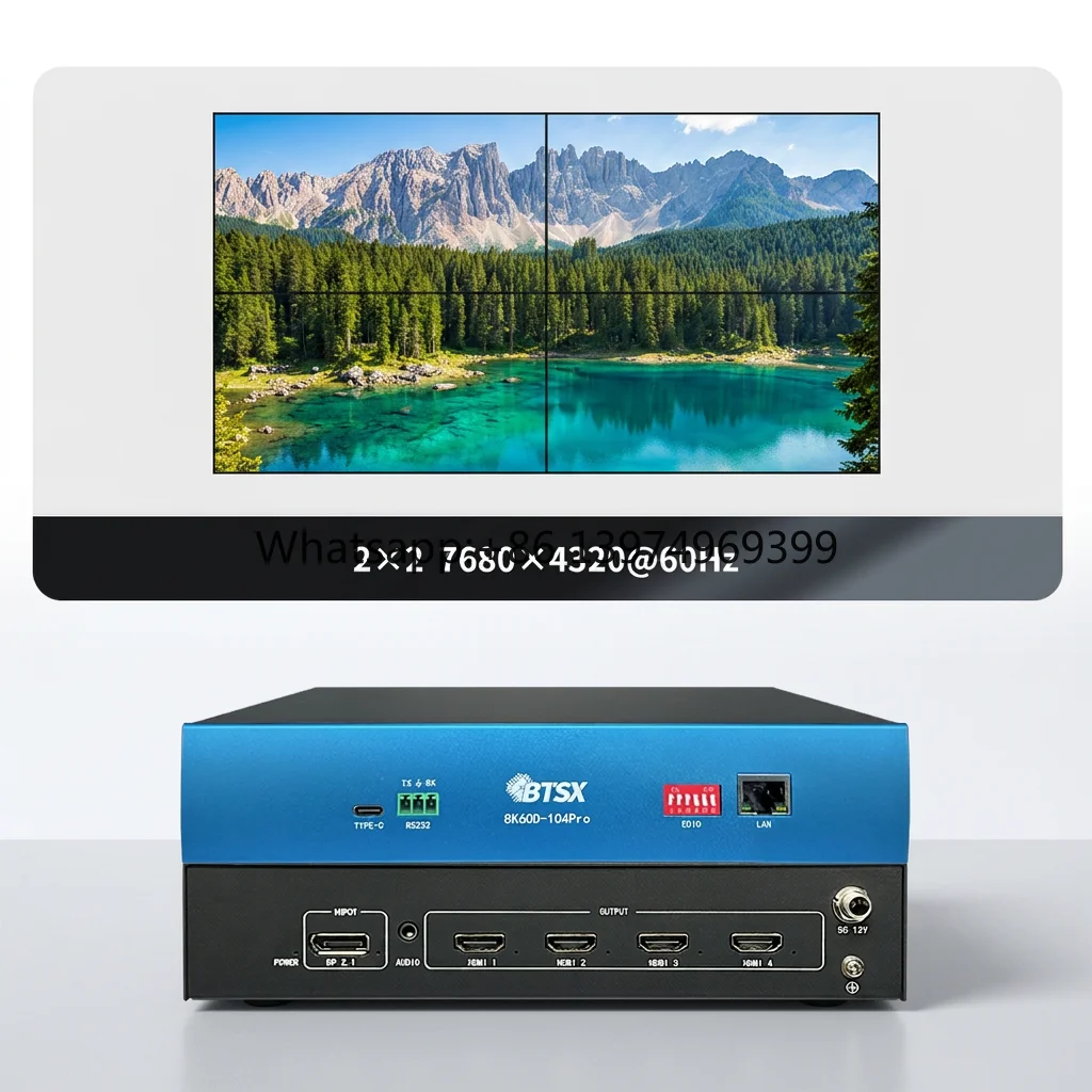 4K 4 Output Multi Screen Expander Internal Fanless Heat Dissipation No Lag Stutter Compatible NVIDIA RTX50 GPU MAC