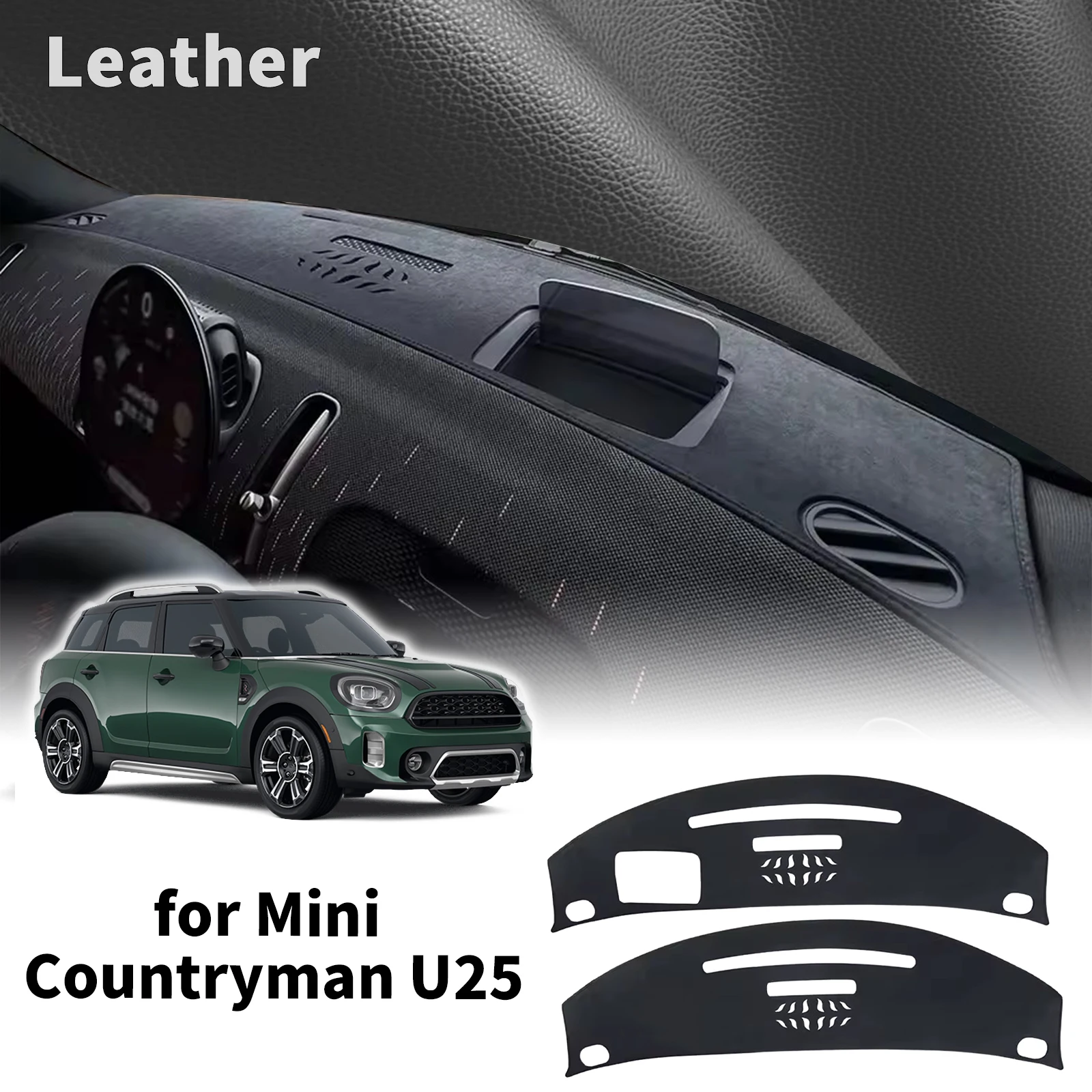 

for MINI Cooper U25 Countryman 2026 2025 2024 Car Dashmat Dashboard Cover Pad DashMat Sunshade Protective Carpet Accessories