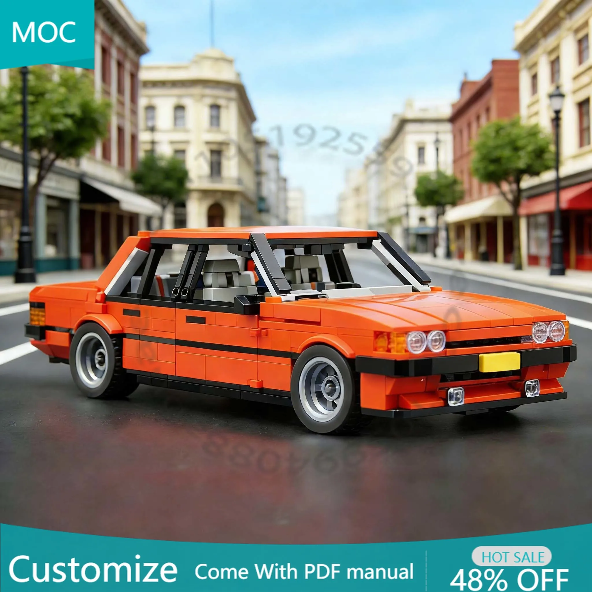 

1165 деталей: Собери свой мечтанный автомобиль Falcon XE MOC – Модульный конструктор, креативный дизайн, простые строительные блоки, DIY-набор, праздничный подарок