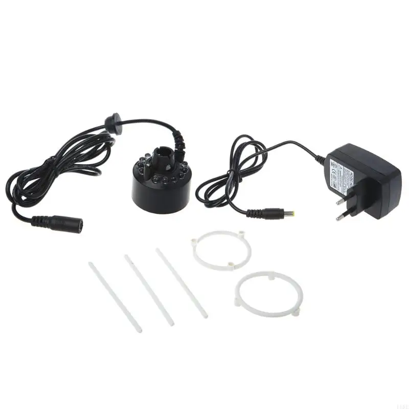 L8RE 12LED 20 мм металлического супер ультразвукового создателя тумана туман