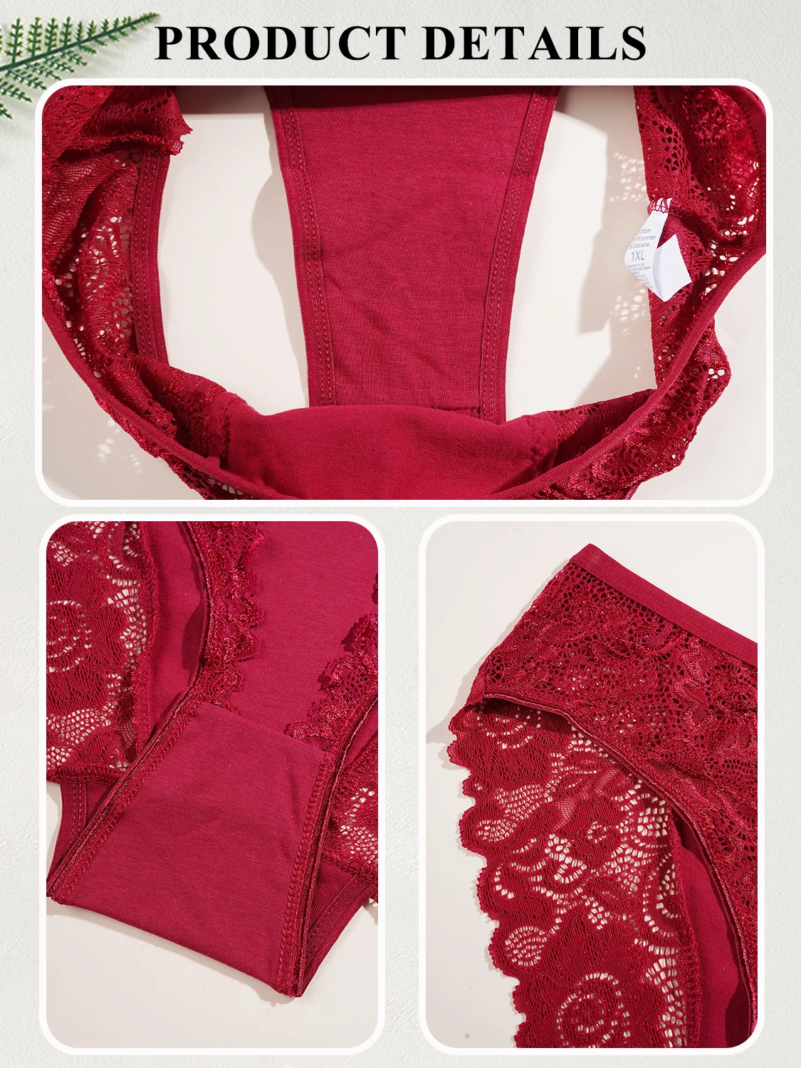 Thumbnail 4 - #27 Best Womens Lace Trim Comfort Panties to Buy In 2026