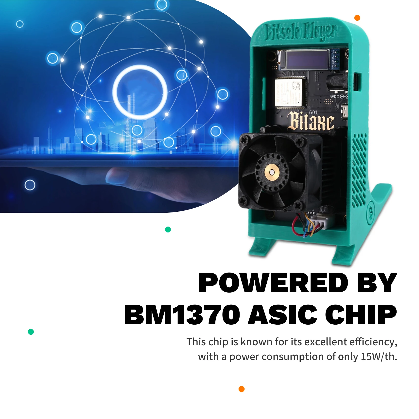 

Leading-edge Bitaxe Gamma 601 Solo Miner 1.2TH/S 18W BM1370 Asic Chip From Antminer S21 Pro Bitcoin BTC Miner Wth Stand AU PLUG