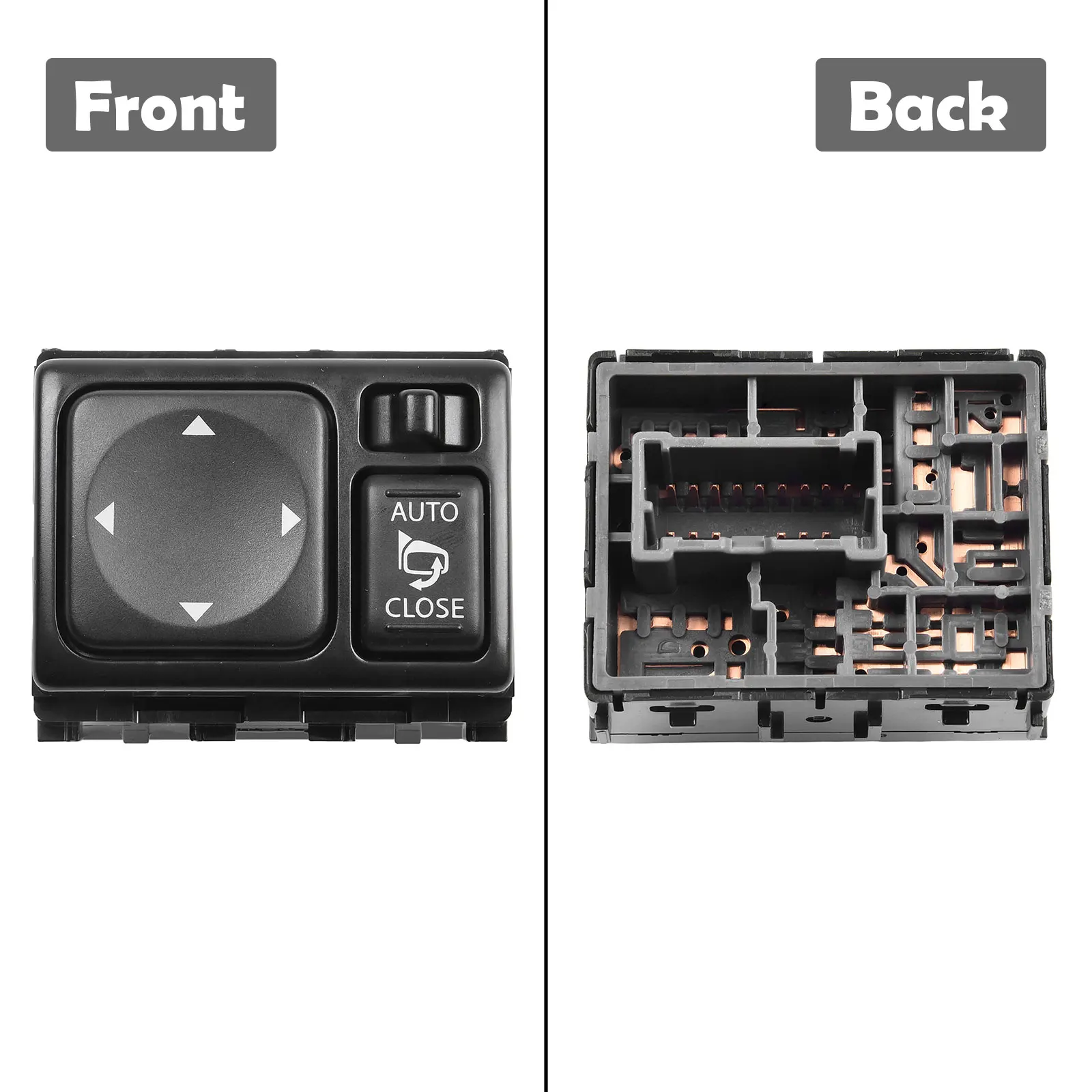 For Nissan For Pathfinder Mirror Control Glass Switch Components Direct Easy Installation Electric Fit Heat Sink