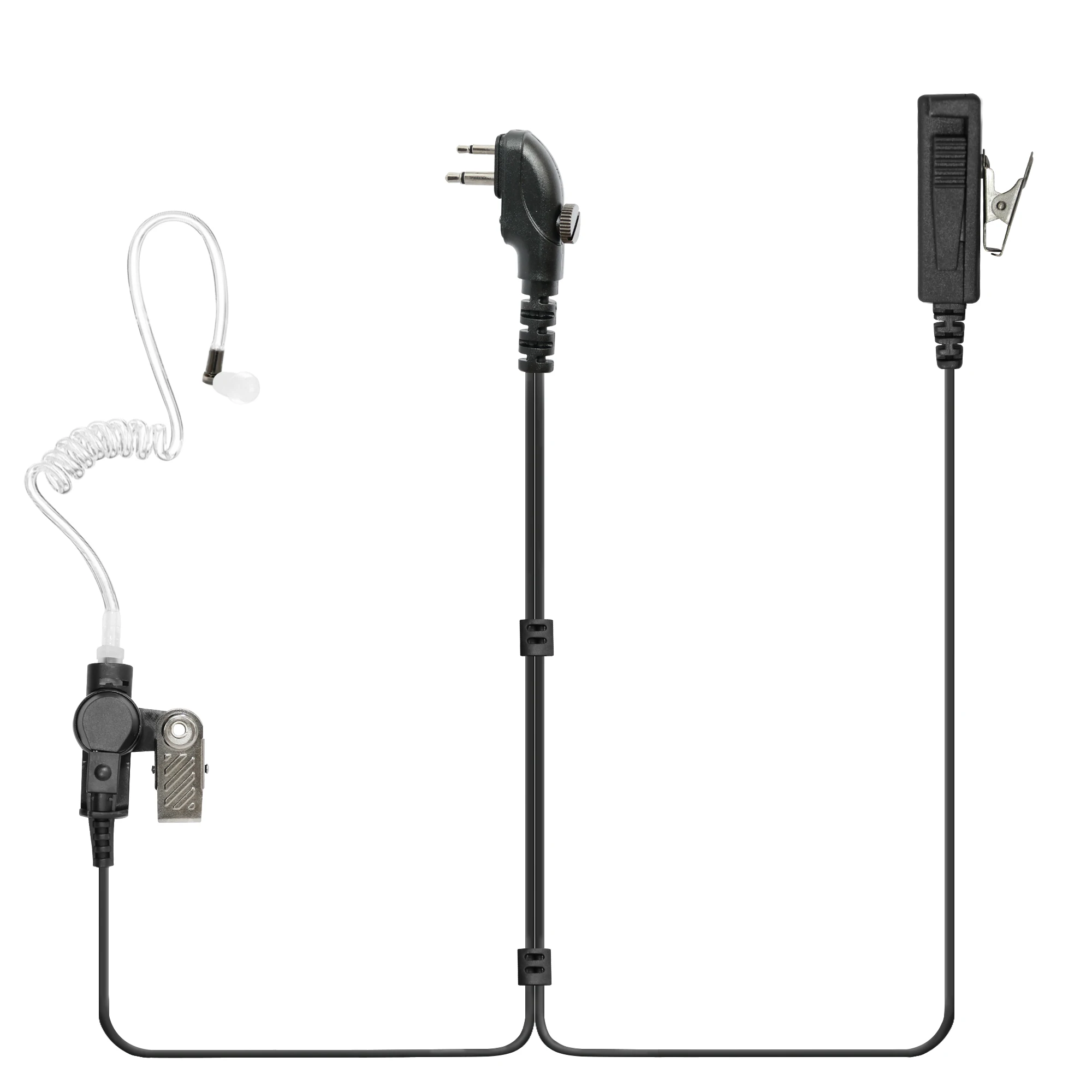 PTT Acoustic Tube Earpiece Headset For HYT PD500 TD500 TD510 TD520 PD560 Two Way Radio