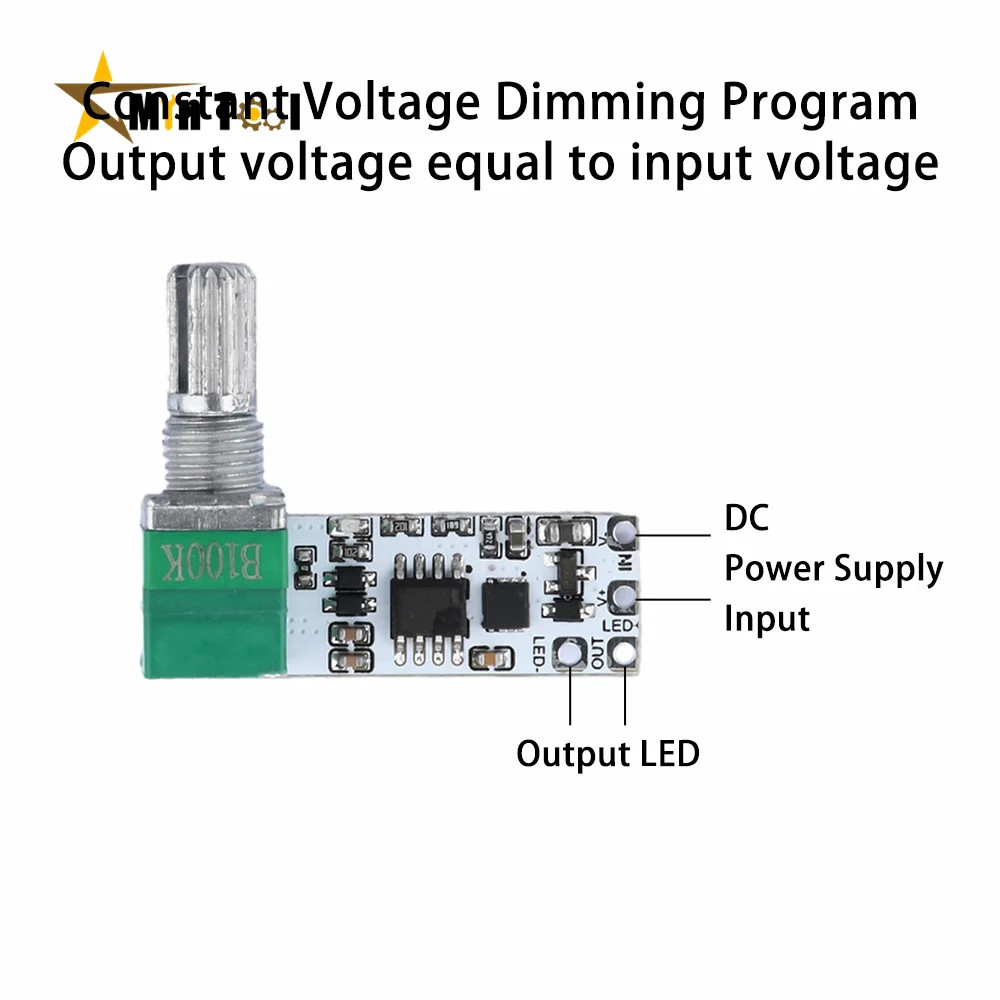 LED Constant Voltage Dimmer Module Light Strip With Switch Board Brightness Adjustment Advertising Word Light Box