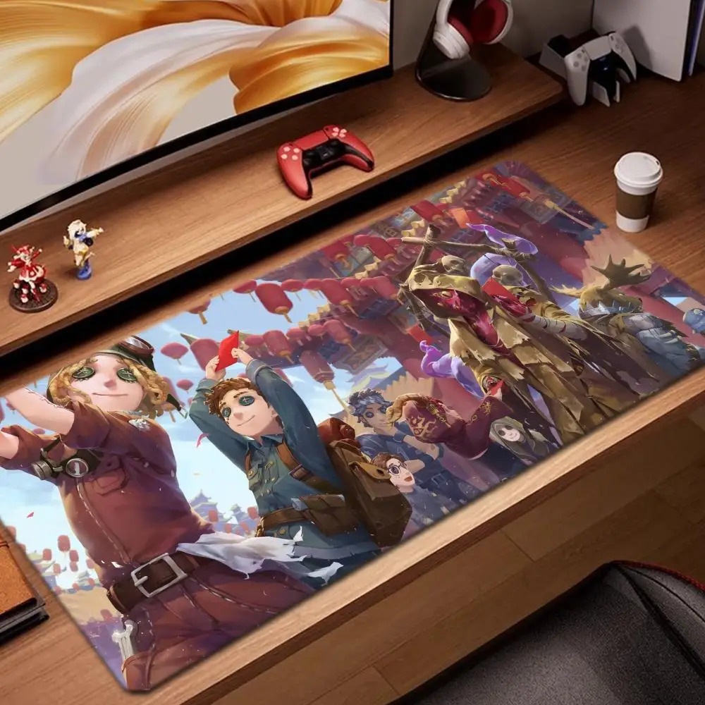 

Игровой идентичность v обои Коврик для мыши Игровые аксессуары Коврик для клавиатуры XXL большой запирающий край 900X400 мм Настольный коврик Игровой коврик для мыши