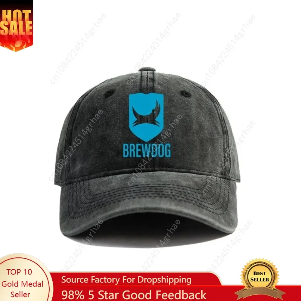 

2025 Summer Brewdog Beer Baseball Caps Distressed Hats Dad Cap Men Women Retro Outdoor Hats Casual Versatile Sun Protection