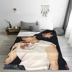 FortPeat Sticker Blanket Bedspread On The Bed Travel Bedspreads Ins Wind
