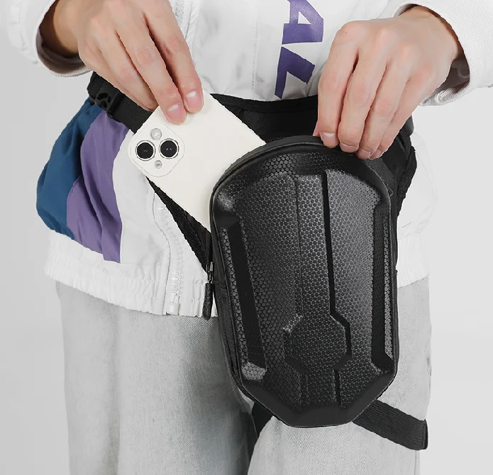 Custom EVA Waist Bag Waterproof Leg Bag Tactical Leg Pack Men's Riding Motorcycle Locomotive Hard Shell Fanny Pack Waist Leg Bag