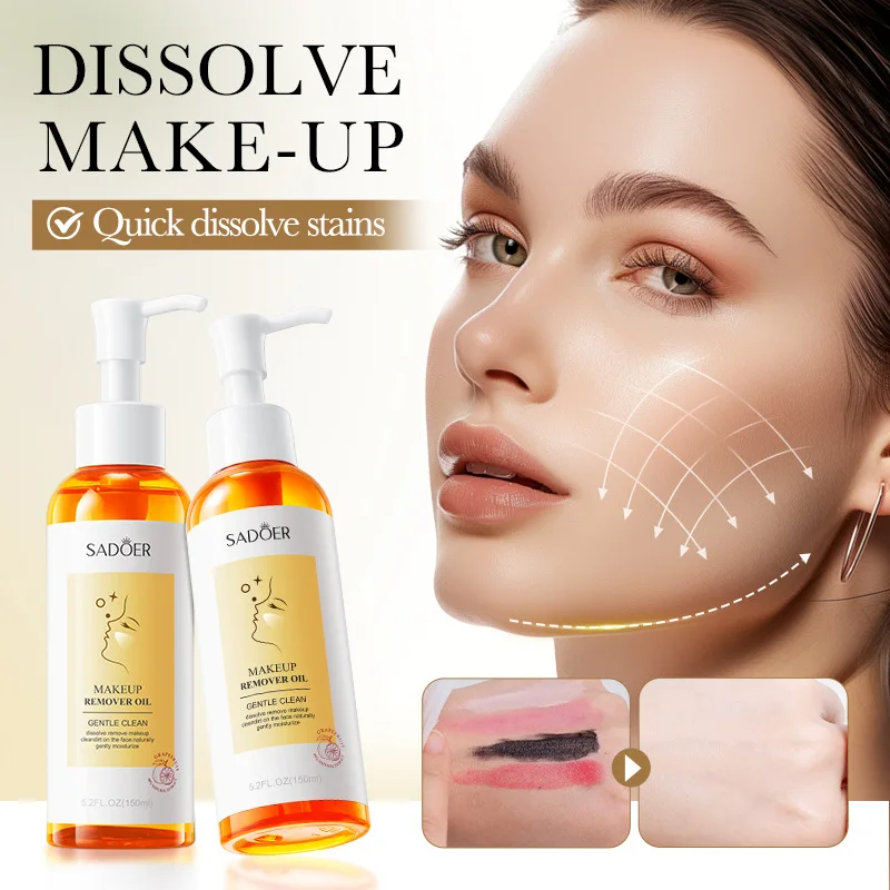 

SADOER Soft Cleansing Grapefruit Remover Oil Gently Dissolves Cosmetics, Easily Removes Skin Oils and Dirt To Keep Skin Clean