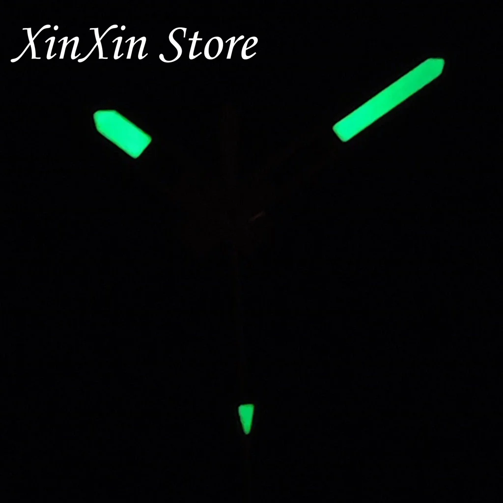 الجوف خارج NH35 الساعات مؤشرات الفضة ارتفع الذهب بندقية ساعة ذهبية الأيدي ل NH34 NH35 NH36 4R 7S 7002 حركة C3 الأخضر مضيئة