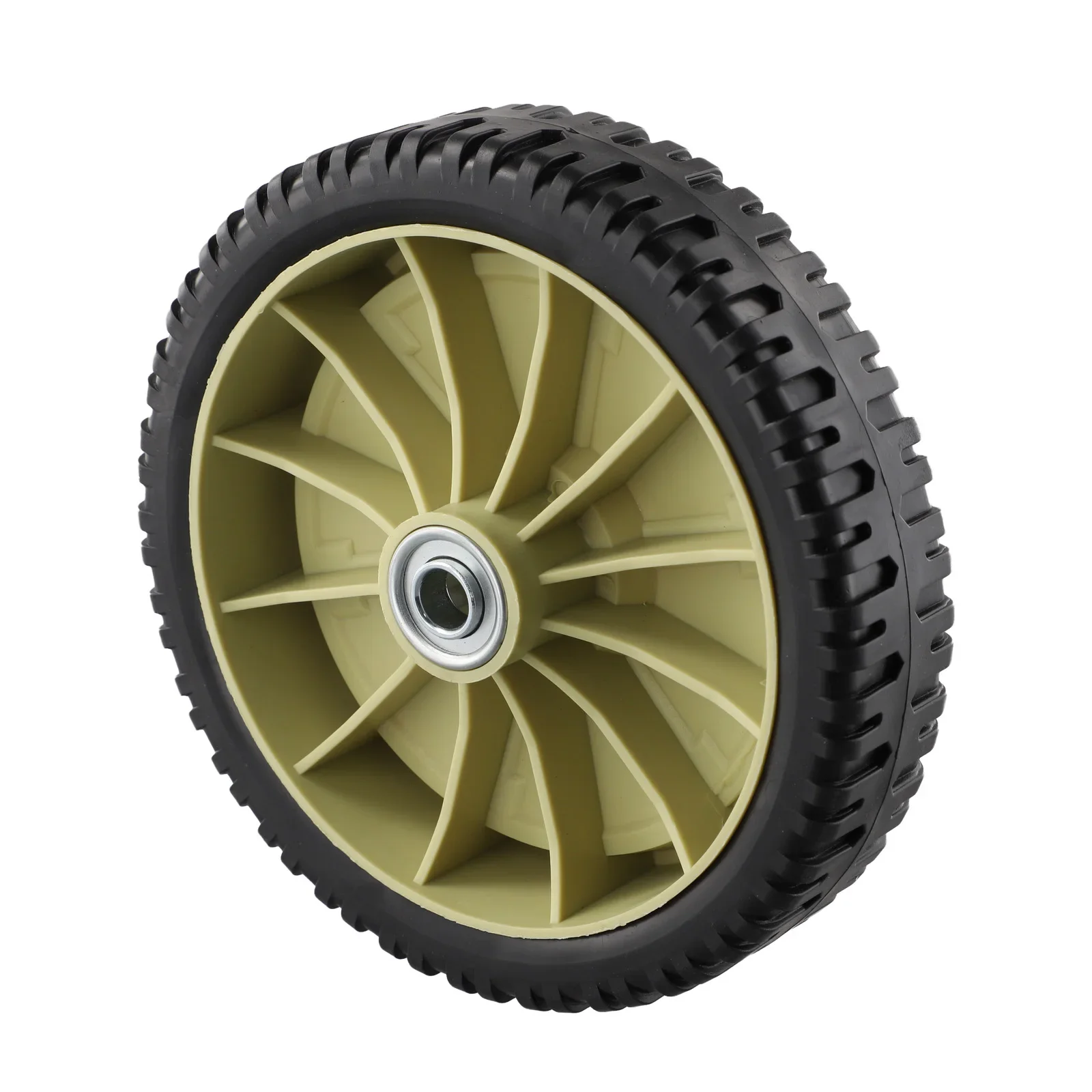 For Efficient Hand Push Lawn Mower Wheel Smooth and Convenient Maneuverability 19 5cm Wheel Diameter Rubber Material