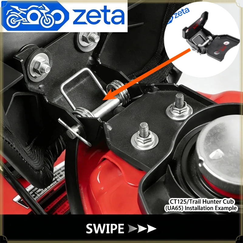 

For Honda CT125 Trail 125 2020-2025 2026 CT125 Motorcycle Seat Pop Up Kit Automatic Seat Release Latch Quick Release Seat Opener
