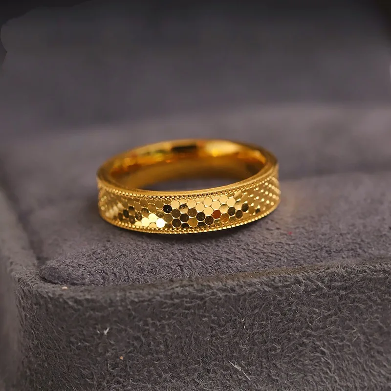 High-quality Shining Real 18k Gold Dragon Scale Ring for Woman Luxury AU750 Ring  Party Banquet Fine Jewelry