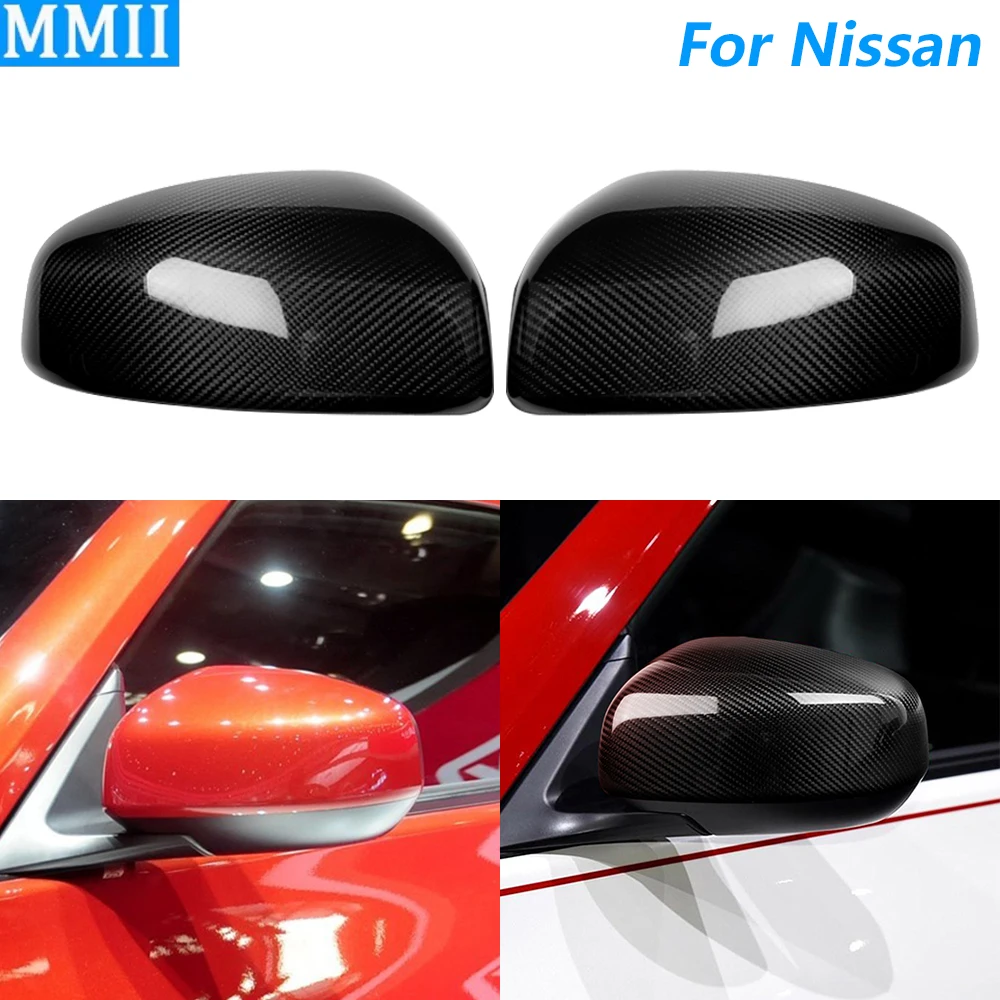 

Для Nissan 370Z Z34 2009-2019 настоящая сухая крышка зеркала заднего вида из углеродного волокна, отделка панели, автомобильные аксессуары, модификация, украшение