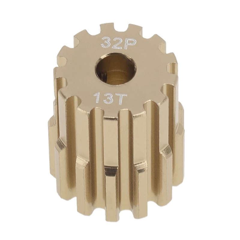 2023 Hot-32P M0.8 3.175Mm Aluminum Alloy Metal Pinion Motor Gear For 1/10 1/8 RC Model Car Motor