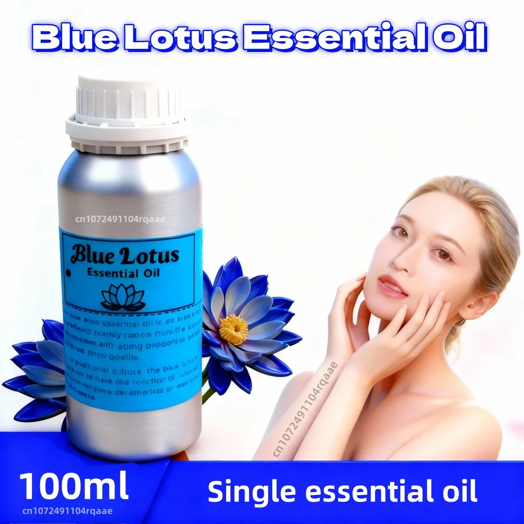 

Natural Pure Blue Lotus Oil for Reed Diffuser, Home Fragrance, Aromatherapy Scented Oil for Bedroom, Office, Yoga Meditation