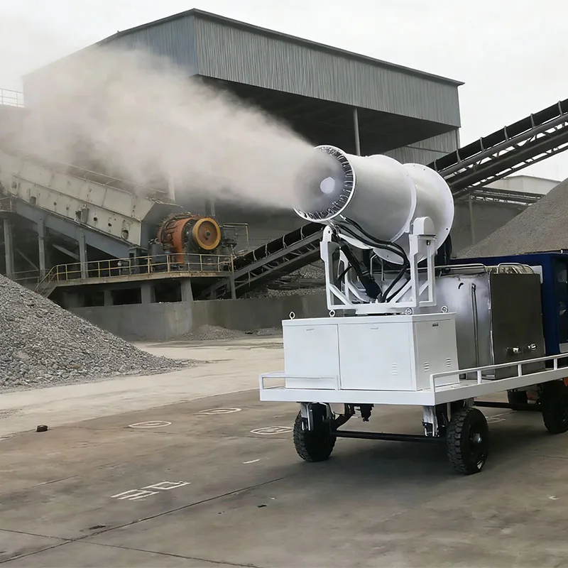 Fog Cannon Dust Suppression Blower 68M For Open Mine Large Demolition Site Livestock Sterilization Sprayer