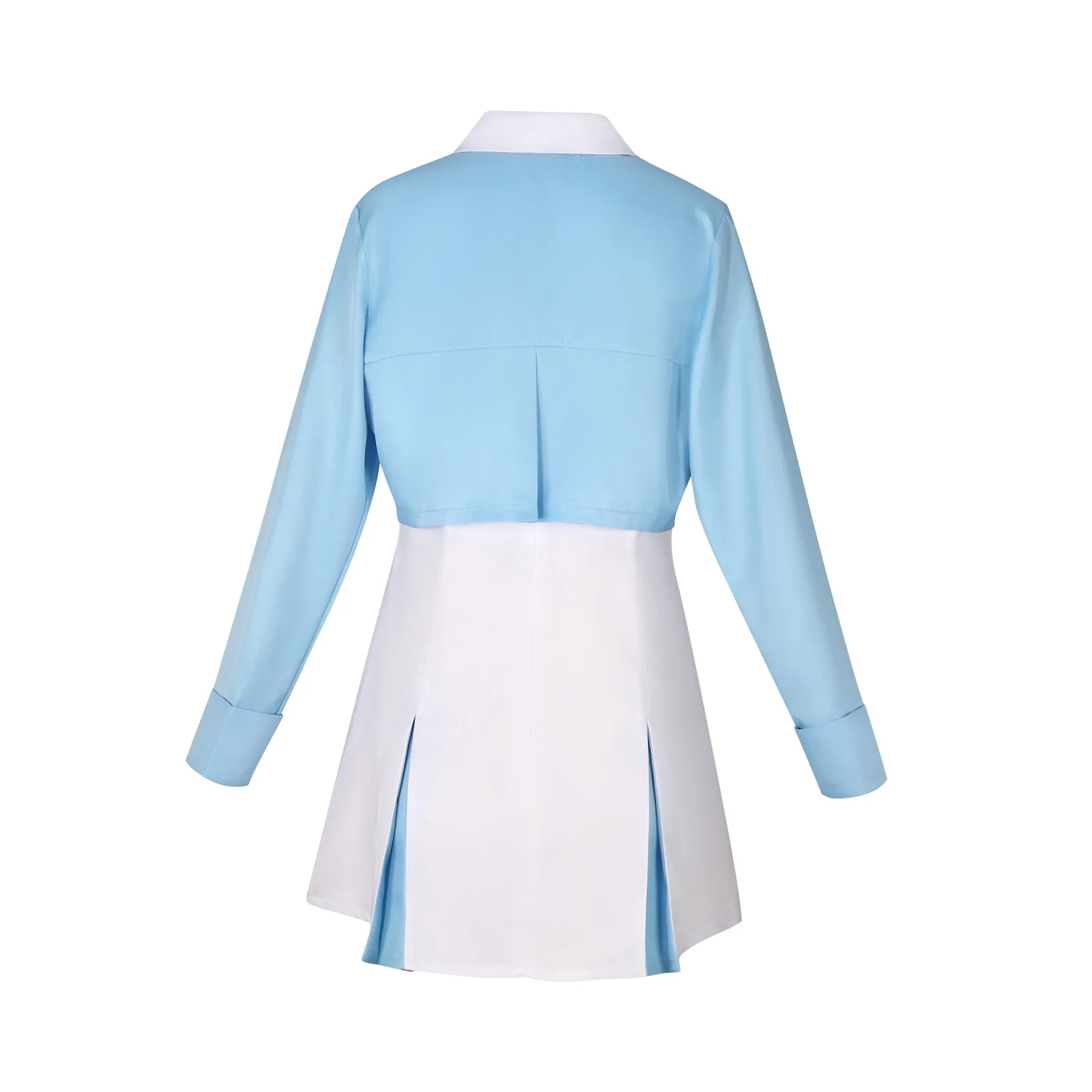 Anime Cardcaptor Sakura Kinomoto Sakura Cosplay Costume wig Blue White Uniform Wig Halloween Party For Women Daily Skirt