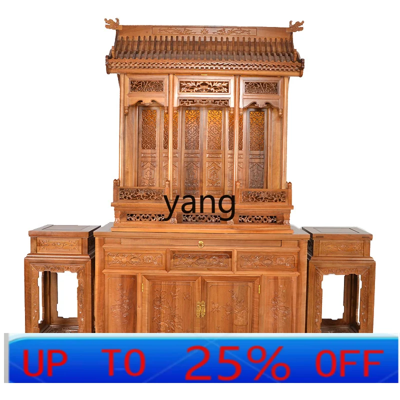 

LTT solid wood with door, Buddhist shrine, shrine, shrine table cabinet, offering table, incense case, household table