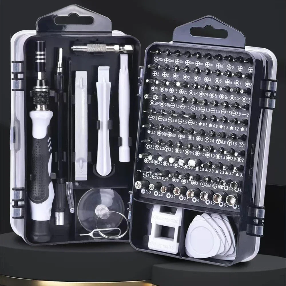 115-in Tool Set Precision Screwdriver Set Mini Repair Tool Kit with Torx Triwing Bits, Repair for Computer, Macbook, Laptop