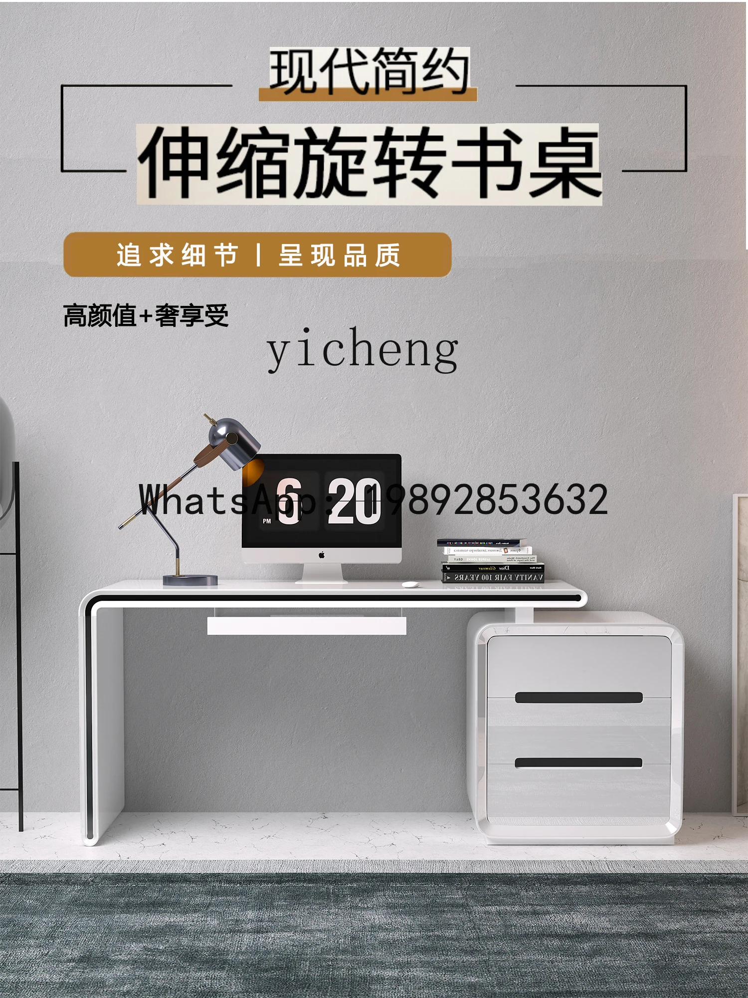 

X2 Computer Desk Desktop Home Simple Student Desk Dental Paint Office