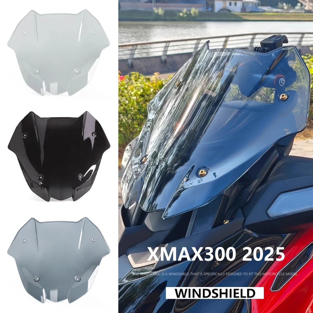 

For YAMAHA XMAX300 XMAX 300 X-MAX 300 New Motorcycle Wind Deflector Windscreen Front Screen Windshield Fairing X-MAX300 2025