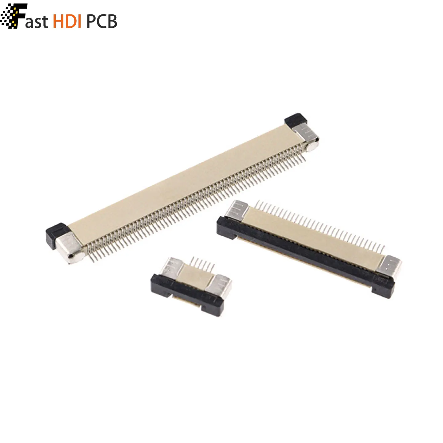 FPC FFC Connector 0.5mm Pitch Drawer Type Top Contact SMD Socket 4P-60P Flexible Flat Cable Connector for LCD Display PCB Tablet