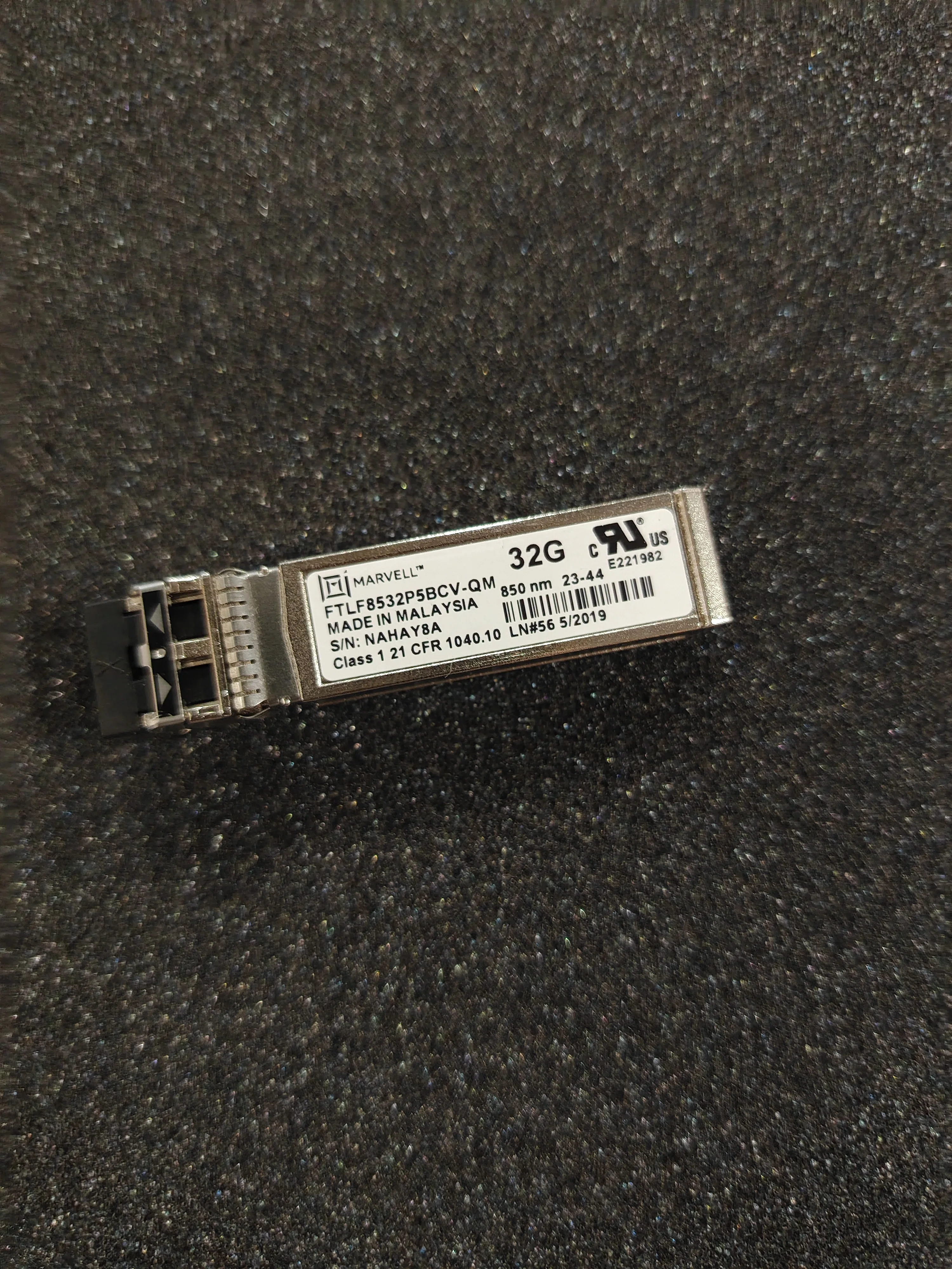 Original New Transceiver 32G SFP MARVELL FTLF8532P5BCV-QM 850NM 32GB SFP+ Optical Fiber