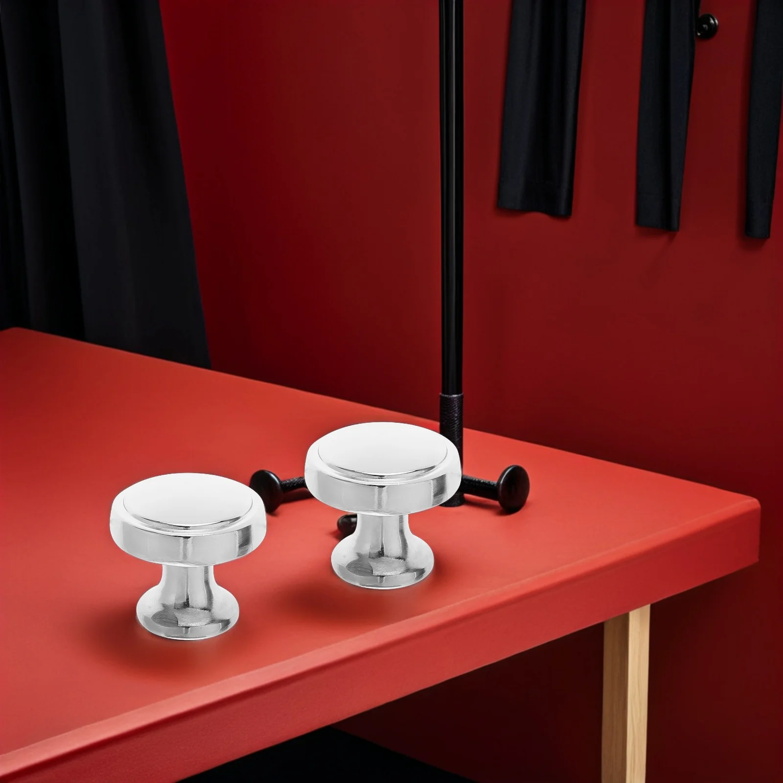 10 قطعة مقابض خزانة سبائك الألومنيوم المستديرة الفضة ثقب واحد مقابض لخزائن المطبخ خزانة مضمد السحب الزخرفية