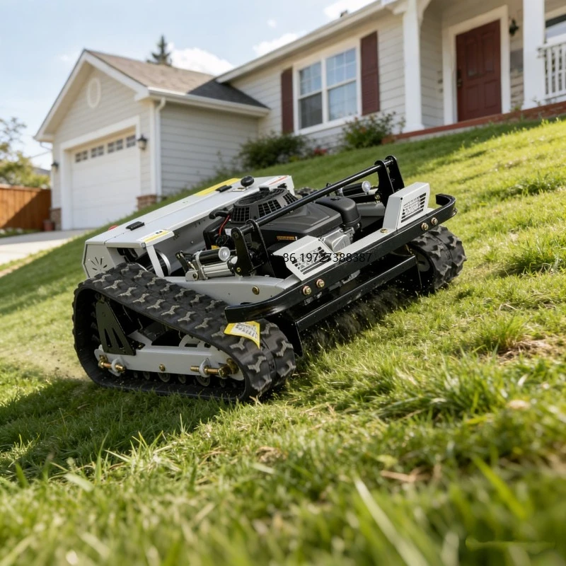 

Compact Remote Control Crawler Mower with Lightweight Design for Residential Lawn Maintenance