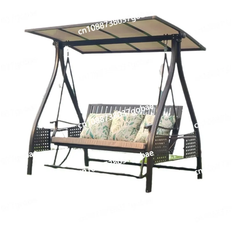 

Outdoor Swing Balcony Rocking Chair Courtyard Garden Hanging Chair Outdoor Double Triple Bed