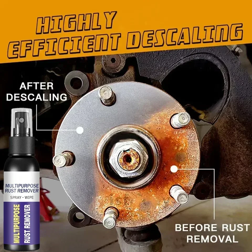 

QC12 Спрей для удаления ржавчины — эффективная смазка для удаления ржавчины и ржавчины для металлического железа, хрома и обслуживания автомобилей