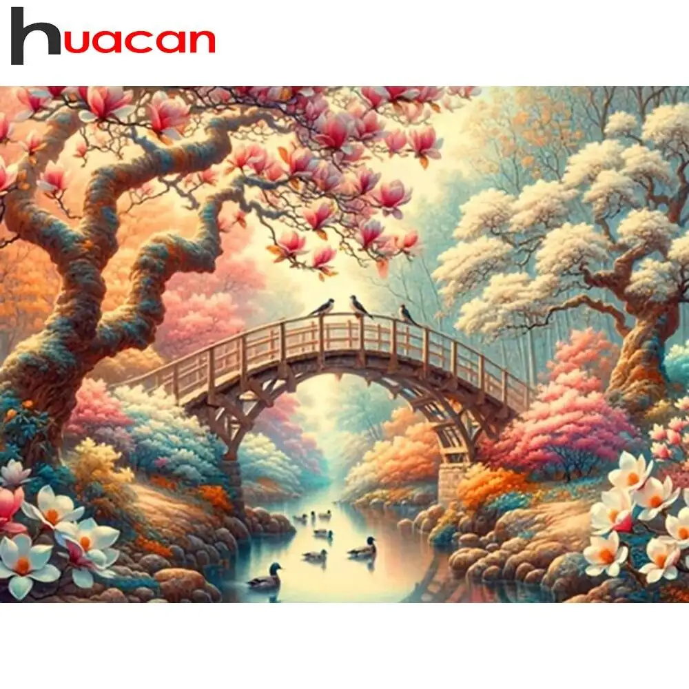 Huacan Diamant-Gemälde, Tier-Panda, komplett, rund, quadratisch, Mosaik, Pilz, neue Kollektion, Heimdekoration