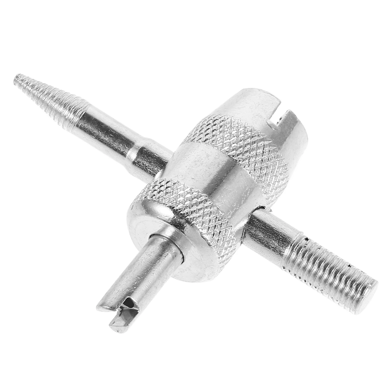 

4-in-1 Tire Valve Stem Core Remover Tool Heavy Duty Portable Valve Core Wrench for Car Motorcycle Bicycle Maintenance Essential