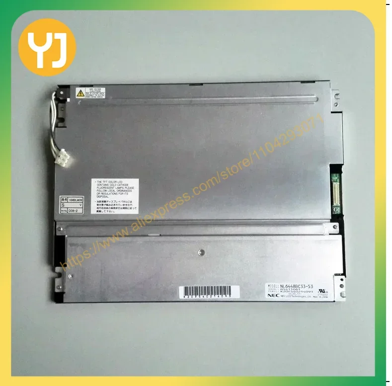 NL6448BC33-53 Resolution 640x480 Original 10.4 inch TFT LCD Panel