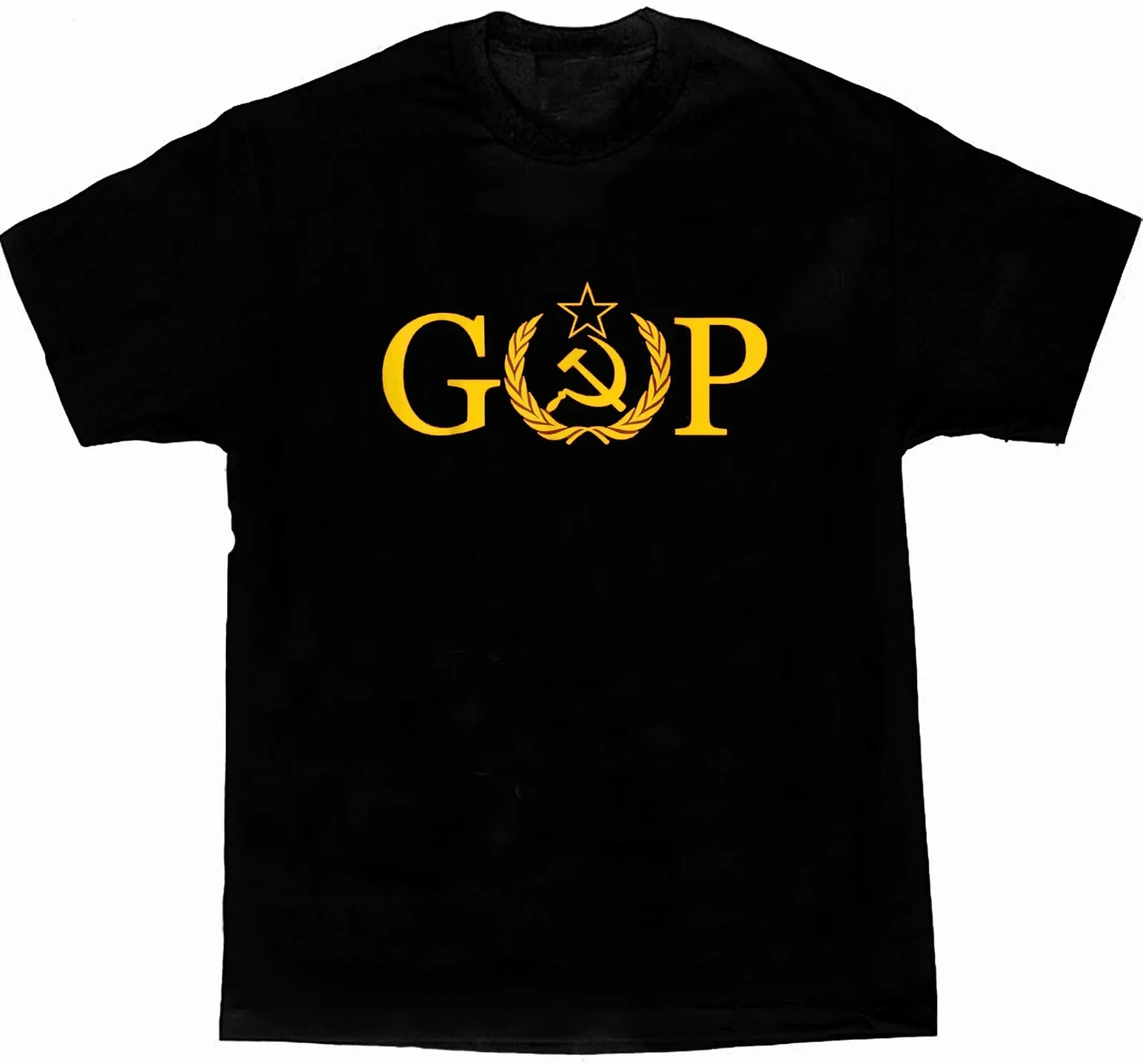 GOP Funny Russian Republican T-Shirt 100% Cotton O-Neck Short Sleeve Summer Casual Mens T-shirt Streetwear