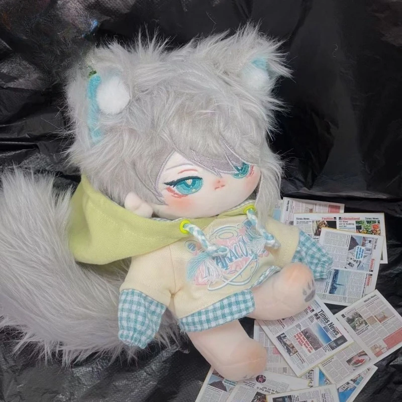 Genshin Impact Alhaitham peluche 20cm bambola giocattolo per il corpo gioco Cosplay Anime Bag accessori Decor Cute