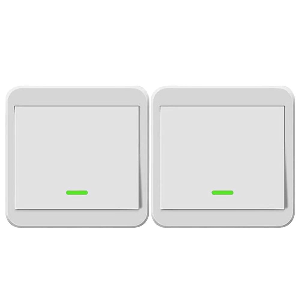 

1Set Of Wireless Remote Control Switch Smart Wall Light Switch Easy Installation Panel Switch