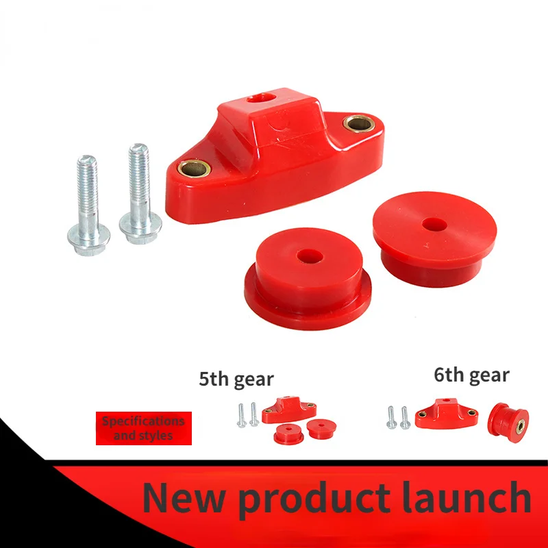 

Manual Transmission Shifter Linkage Stabilizer Bushing for Subaru WRX STI 5th/6th Gear Red Front and Rear Shift Lever